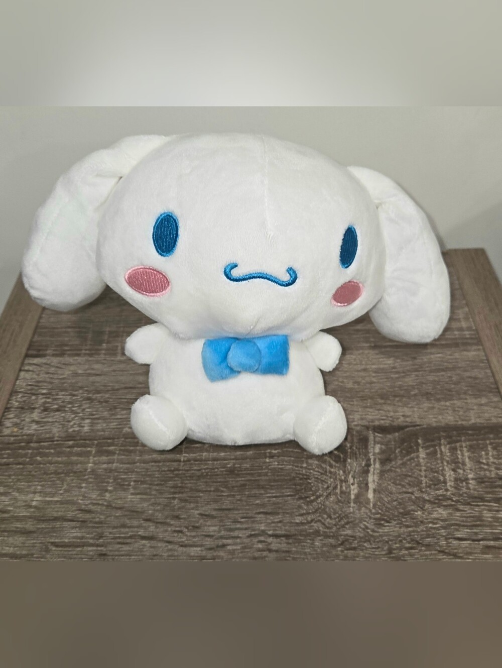 Cinnamoroll Plush with Blue Bowtie 7" No Tags PLEASE READ.